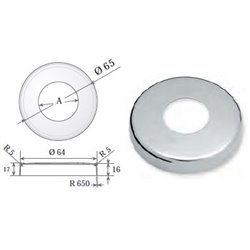 Valona o embellecedor de 65 mm plano