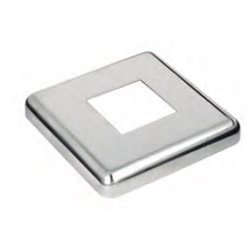 Valona cuadrada de 100x100 para tubo cuadrado o rectangular
