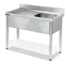 Fregadero industrial 1300x700