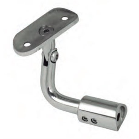 Soporte fijación redondo ajustable para tubo redondo Ø43 y 50.8mm