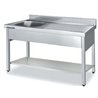 Fregadero industrial 1400x600