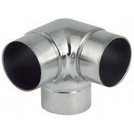 Unión doble a 90º para tubos de 43 y 50,8 mm
