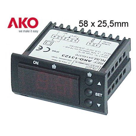 Controlador electrónico AKO-13123 230V 1 relé