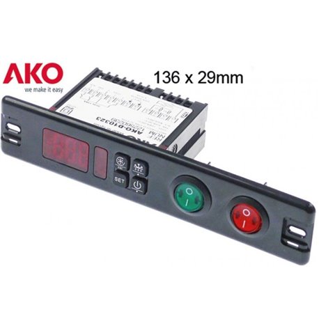 Controlador AKO-D10323 panelable digital 230V 3 relés