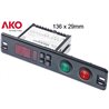 Controlador AKO-D10323 panelable digital 230V 3 relés