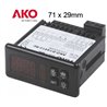 Controlador AKO-D14412 panelable digital 12v 4 relés