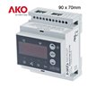 Controlador AKOTIM-21TE rail DIN digital 230V 1 relé