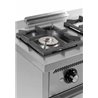 Cocina a gas 2 fuegos con estante serie 550