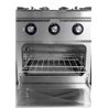 Cocina a gas 3 fuegos con horno serie 600