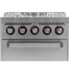 Cocina a gas 4 fuegos y horno eléctrico 600 basic