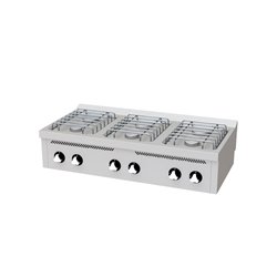 Cocina a gas 6 fuegos serie 600 basic