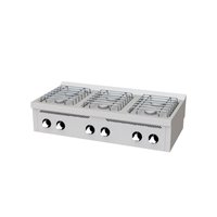 Cocina a gas 6 fuegos serie 600 basic