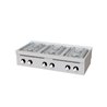 Cocina a gas 6 fuegos serie 600 basic