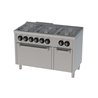 Cocina a gas 6 fuegos y horno gas 600 basic