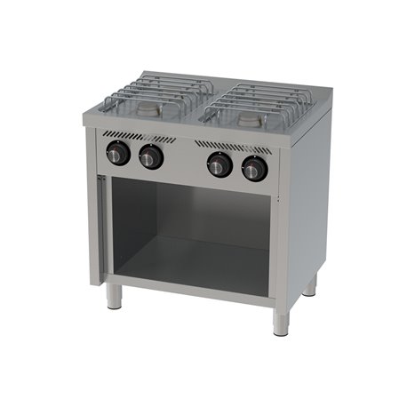Cocina a gas 4 fuegos y base serie 600 basic