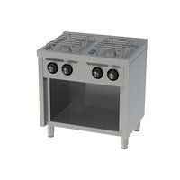 Cocina a gas 4 fuegos y base serie 600 basic