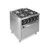 Cocina a gas 4 fuegos con horno serie 750