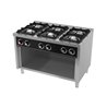 Cocina a gas 6 fuegos con base serie 750