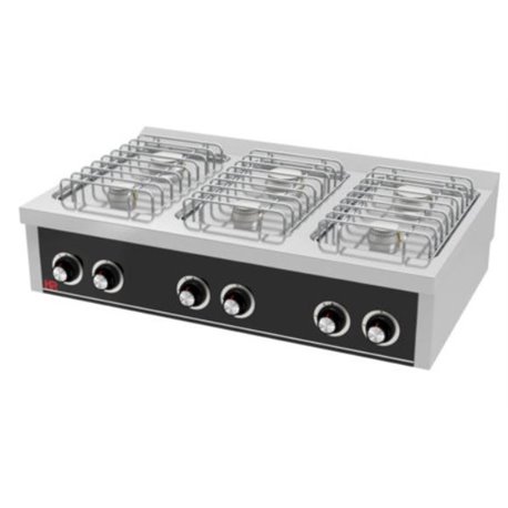 Cocina a gas 6 fuegos serie 750 Basic