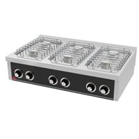 Cocina a gas 6 fuegos serie 750 Basic