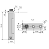 Bisagra nevera DP120 (infrico)