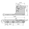 Soporte SP104-1 de pivot para bisagras Infrico&nbsp;