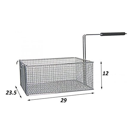 Cesta freidora Elframo 290 x 235 x 120 mm