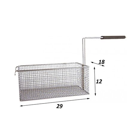 Cesta freidora Elframo 290 x 180 x 120 mm