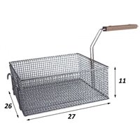 Cesta freidora Lotus 270 x 260 x 110 mm