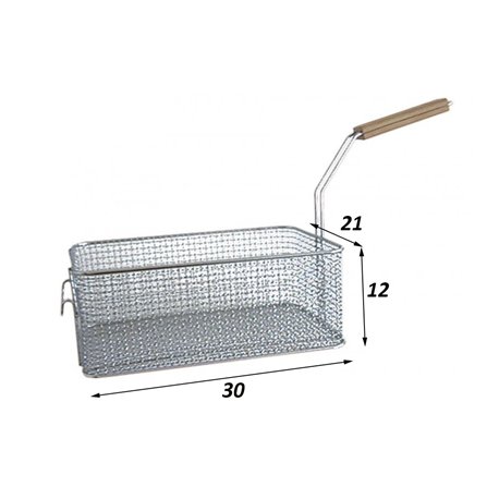 Cesta freidora Lotus 300 X 210 X 120 mm
