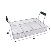 Cesta freidora Lotus 470 x 350 x 80 mm