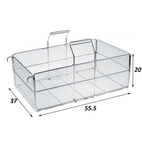 Cesta freidora Capic 555 x 370 x 200 mm