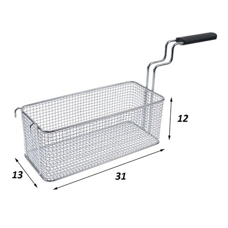 Cesta freidora Giorik 310 x 130 x 120 mm
