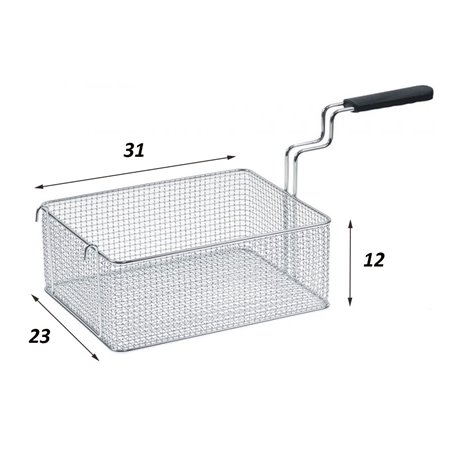 Cesta freidora Giorik 310 x 230 x 120 mm