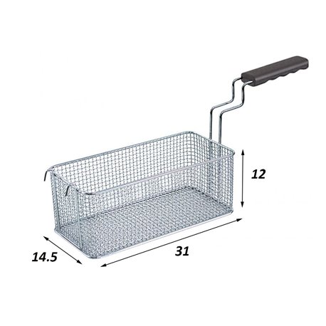 Cesta freidora Giorik 310 x 145 x 120 mm