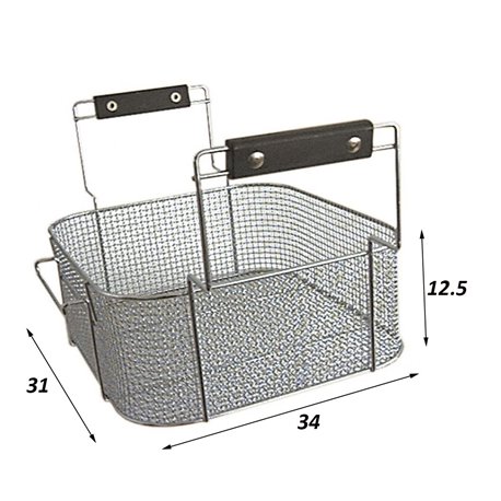 Cesta freidora Juno 340 x 610 x 125 mm