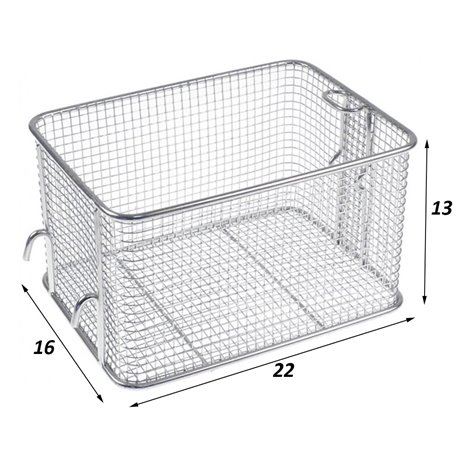 Cesta freidora Makro 220 x 160 x 130 mm