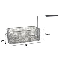Cesta freidora Mareno 280 x 200 x 105 mm