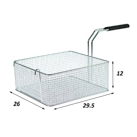 Cesta freidora MBM Italia 295 x 260 x 120 mm