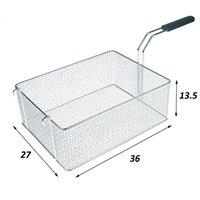 Cesta freidora MBM Italia 360 x 270 x 135 mm