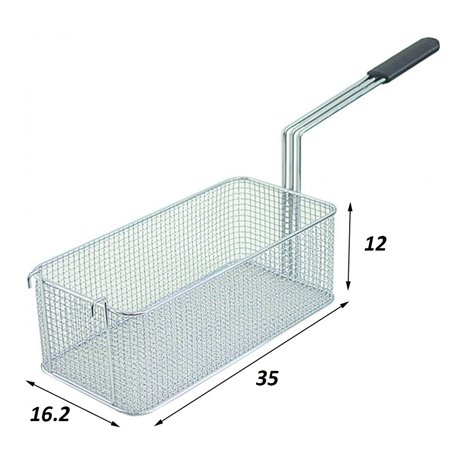 Cesta freidora Olis 350 x 162 x 120 mm