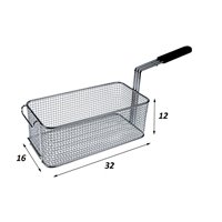 Cesta freidora Olis 320 x 160 x 120 mm