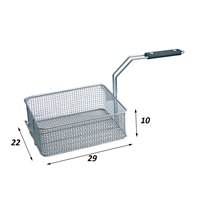 Cesta freidora Tecnoinox 290 x 220 x 100 mm