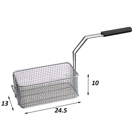 Cesta freidora Tecnoinox 245 x 130 x 100 mm