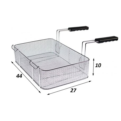 Cesta freidora Valentine 270 x 440 x 100 mm