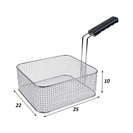 Cesta freidora Valentine 250 x 220 x 100 mm