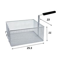Cesta freidora Zanussi 255 x 230 x 110 mm