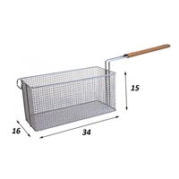Cesta freidora Zanussi 340 x 160 x 150 mm