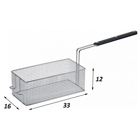 Cesta freidora Zanussi 330 x 160 x 120 mm