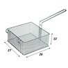 Cesta freidora Zanussi 260 x 270 x 120 mm